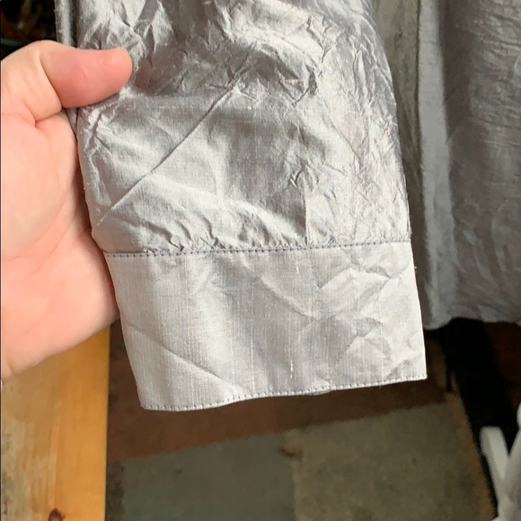 Silver Silk Lore button up blouse with tank Size 1X - Picture 6 of 7